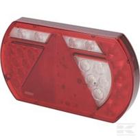 Daugiafunkcė galinė lempa dešinės pusės LED, 12V, 236x140x24.3mm, Bayonet 5-pin, Kramp L26060P5RH1
