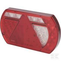 Daugiafunkcė galinė lempa dešinės pusės LED, 12V, 236x140x24.3mm, Bayonet 6-pin, Kramp L26060P6RH1