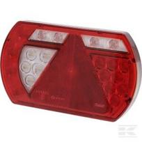 Daugiafunkcė galinė lempa kairės pusės LED, SMART, 12V, 236x140x24.3mm, Bayonet 6-pin, Kramp L26060P6LH5SM