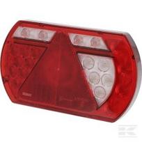 Daugiafunkcė galinė lempa dešinės pusės LED, SMART, 12V, 236x140x24.3mm, Bayonet 6-pin, Kramp L26060P6RH5SM