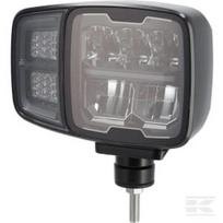 Priekinis žibintas LED, stačiakampis, 12/24V, 220x197.2x80.5mm, šildomas, tolimosios/trumposios šviesos, apsauga nuo sniego, dešinys LA10216HEAT