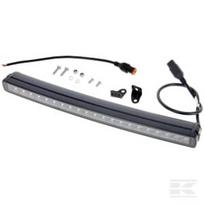 Darbinė šviesos juosta LED, 105W, 8820lm, stačiakampė, 12/24V, balta/oranžinė, 525.5x40x54.4mm, Deutsch kištukas, Combo, lenkta, 21 LED, E-BOOST LA10824