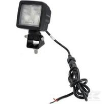 Darbinis žibintas LED, 45W, 6600lm, kvadratinis, 10/30V, 80x68x80mm, Deutsch kištukas, flood, pasukama galva LA10633