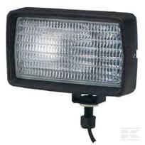 Darbinė lempa halogeninė 55W, stačiakampė, 12V, skaidri, 96 mm AMP kištukas, Cobo 5503000
