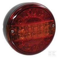 Galinė lempa LED, apvali, 12V, geltona/raudona, tvirtinama varžtais, Ø140mm, Britax L1410L12V