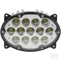 Darbinė lempa LED, 65W, 5200lm, ovali, 10/30V, 161x110x90mm, Wide flood, 13 LED, H4, Kramp LA10559