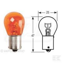 Posūkio lemputė 12V 21W, geltona (x10) VLX0581