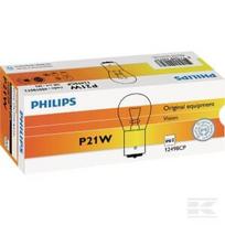 Lemputė P21W 12V 21W BA15s, balta, Philips GL12498