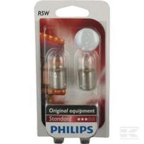 Kaitrinė lemputė R5W 24V 5W BA15s, balta, Philips GL13821B2