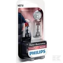 Lemputė WBT10 12V 6W W2.1x9.5d, Philips GL12040VPB2