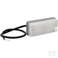 Salono apšvietimas LED, 3,50W, 170 lm, stačiakampis, 12/24V, baltas, 107,6x24,4x45,6 mm, 4 LED, gopart LA50001