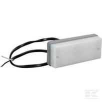 Salono apšvietimas LED, 3,50W, 170 lm, stačiakampis, 12/24V, baltas, 107,6x24,4x45,6 mm, 4 LED, gopart LA50002