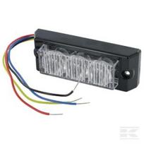 Įspėjamasis žibintas LED, 12/24V, baltas, 32x90x25 mm, Britax L5203DV
