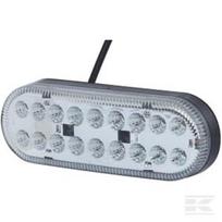 LED posūkio ir gabaritinis žibintas, priekinis, stačiakampis, 12/24V, skaidrus, tvirtinamas varžtais, 165x31x58 mm, Hella ValueFit 2BE357022001