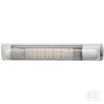 Salono apšvietimas LED, 3.50W, stačiakampis, 12/24V, baltas, tvirtinamas varžtais, 355x35x59mm, 12 LED, Hella 2JA007373151