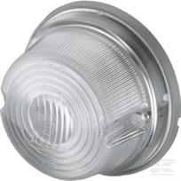 Gabaritinis žibintas 5W, apvalus, 12V, skaidrus, tvirtinamas varžtais, Hella 2PF001259631