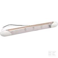 Vidaus apšvietimo lempa LED, 450lm, stačiakampė, 12V, balta, tvirtinama varžtais, 200x15.5x25mm, 9 LED's LA22785