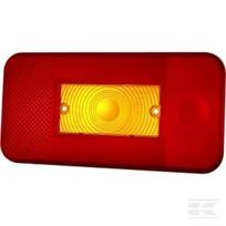 Lempos stikliukas, geltonas/raudonas 195x100mm, LH/RH/galas, Promot 1400680905