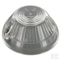 Lempos stikliukas, skaidrus, apvalus Ø80mm, LH/RH, Geka EPL86