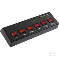 Valdymo pultas 12/24V, 160x59x21mm, šviesos sijai (multiflash) 1603140710KR