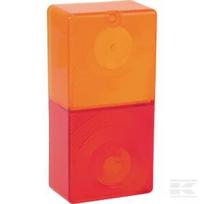 Žibinto stiklas, geltonas/raudonas, LH/RH/galinis, Britax TOR2450