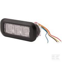 Įspėjamasis žibintas LED, 12/24V, raudonas, Britax L5402DV