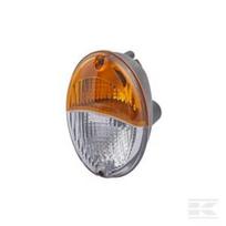 Posūkio ir gabaritinis žibintas, ovalus, 12V, geltonas/skaidrus, 140.4x, Hella 2BE343130081