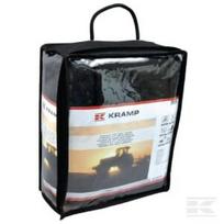 Siūtas sėdynės užvalkalas, PVC, juodas, skirtas Grammer I61546KR