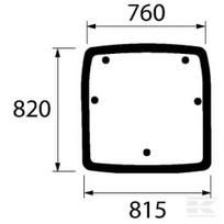 Stogo liuko stiklas 01064760N