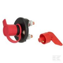 Akumuliatoriaus jungiklis apvalus, juodas, M8, 12/24V, 150A/500A (5 sek.), IP40 SW10005KR