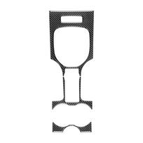Carbon Fiber Gear Shift Cup Holder Panel Cover For Pontiac G8 2008-2009 For Holden Commodore 2006-2012