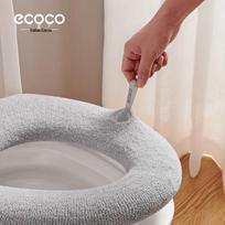 Ecoco šiltas ir plaunamas tualeto sėdynės užvalkalas pilka spalva
