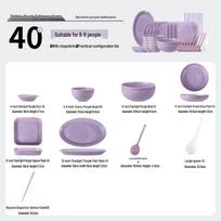 Persson Purple Glazūruotas Keramikos Indų Rinkinys