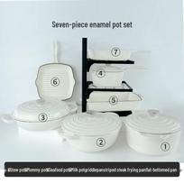 ShengYe Enamel Cast Iron Steak Frying Pan
