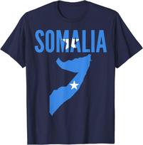 Somalis Somalis Šalies Žemėlapis Vėliava Marškinėliai Unisex Lengva Dėvėti ir Derinti Lengvi Vyriški Marškinėliai S