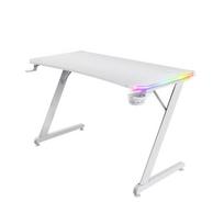 Kompiuterio stalas TRUST GXT 709W LUMINUS/Baltas