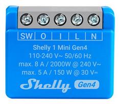 Shelly 1 Mini Gen4 2-vnt rinkinys