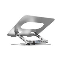 Unitek Nešiojamojo kompiuterio stovas su atskiru USB-C hubu ir HDMI 1.4, 4K PD 100W