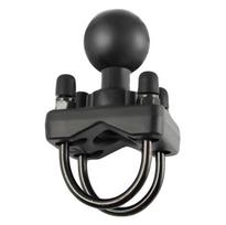 RAM MOUNT montavimo pagrindas vamzdžiui/turėklai su dvigubu U formos varžtu RAM-235-1U