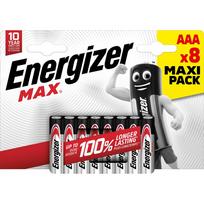 Energizer Max AAA LR03 baterijos 8 vnt.