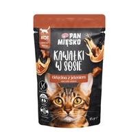 PAN MIĘSKO Pieces in sauce Veal with deer - šlapias kačių maistas - 85g
