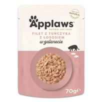 APPLAWS Tunų filė su lašiša želėje - šlapias kačių maistas - 70g