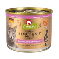 GRANATAPET Symphonie No.2 Krevetės ir kalakutiena - šlapias kačių maistas - 200g