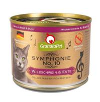 GRANATAPET Symphonie No.10 Šerniena ir antis - šlapias kačių maistas - 200g