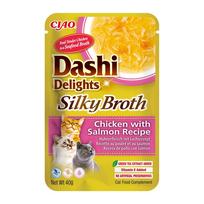 INABA CAT Dashi Delights Šilkinis sultinys Vištiena su lašiša - 40g