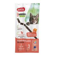 ZOLUX Yummies su lašiša ir upėtakiu - skanėstas katėms - 3x5g