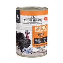 WIEJSKA ZAGRODA Šuniukų Monoproteinas kalakutas - drėgnas ėdalas šunims - 400g