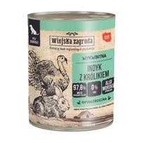WIEJSKA ZAGRODA Kalakutas su triušiu - drėgnas ėdalas šunims - 800g