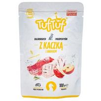 TUF TUF su antis ir obuoliu - drėgnas ėdalas šunims - 100g