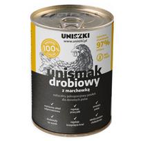 UNISZKI Unismak Vištiena su Morka - Drėgnas Šunų Maistas - 410 g